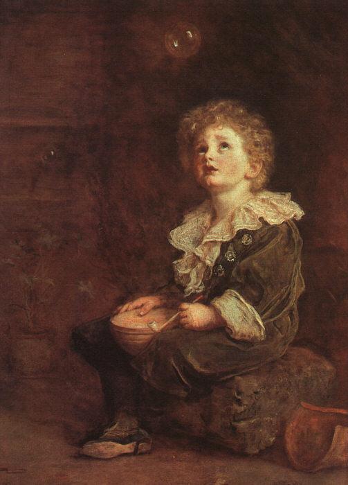 Sir John Everett Millais Bubbles oil painting image